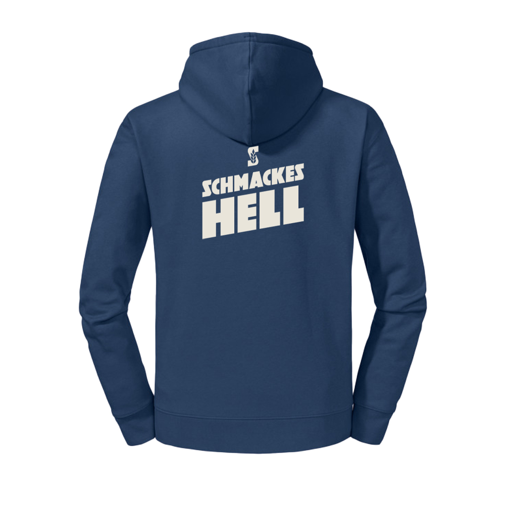 Schmackes Hoodie Unisex Indigo Blue S