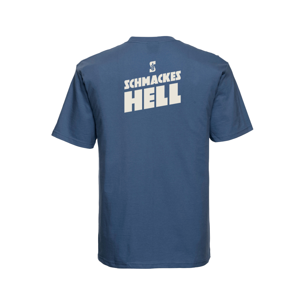 Schmackes T-Shirt Unisex Indigo Blue L