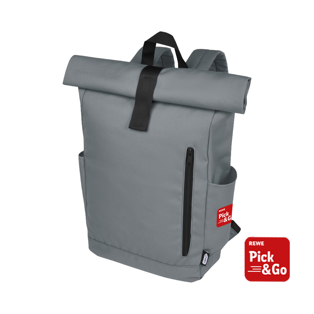 Rolltop Rucksack Byron grau Pick & Go