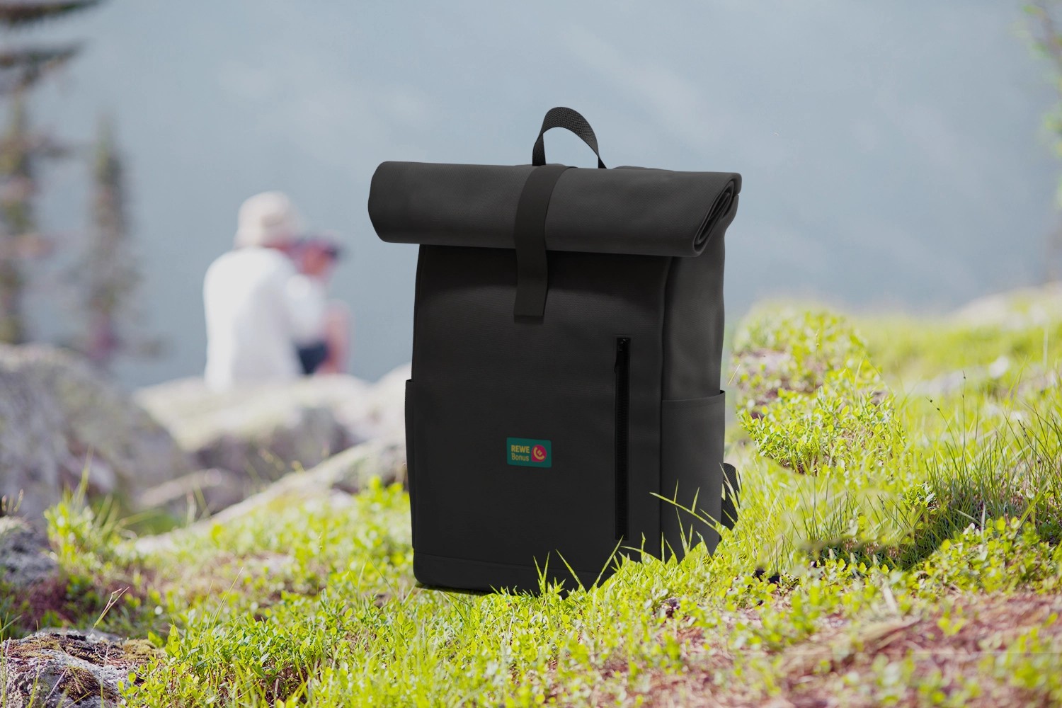 REWE Bonus Rolltop Rucksack
