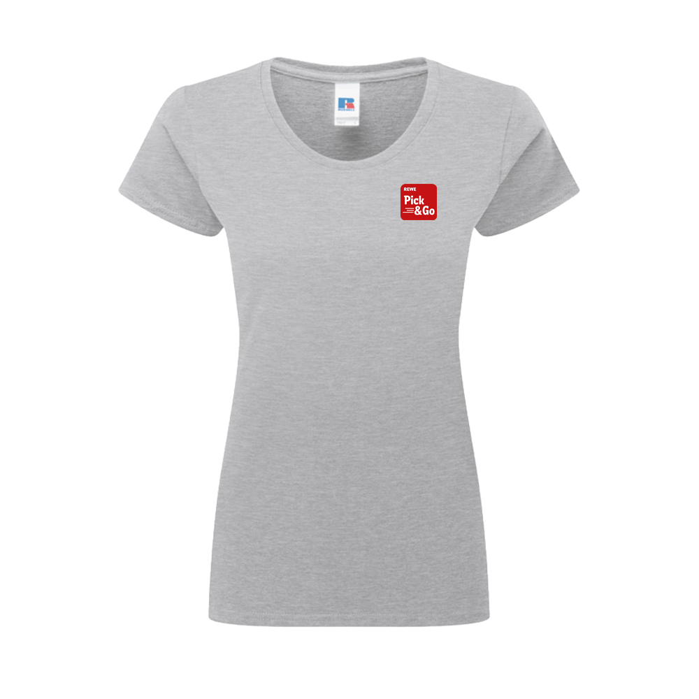 Russell Athletic Ladies T-Shirt 180F Grau XXL Pick & Go
